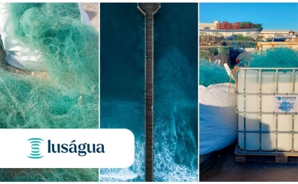 Pacto da Bioeconomia Azul | Luságua recolhe 8,5 toneladas de redes de pesca em portos do Algarve 