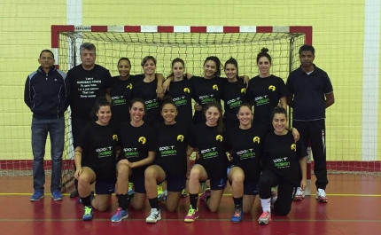 Equipa de andebol da Casa do Povo de Messines na Taça Portugal Multicare Seniores Femininos 2015/2016
