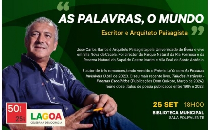 Palestra Literária | Celebrando a Liberdade | «As Palavras, o Mundo»