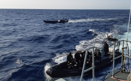 Operação conjunta apreende duas embarcações e identifica nove indivíduos a Sul de Portugal