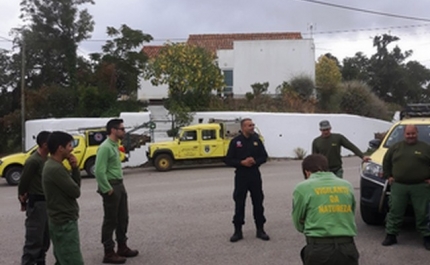 Sapadores Florestais do Algarve visitaram trabalhos de prevenção de incêndios rurais em São Brás de Alportel