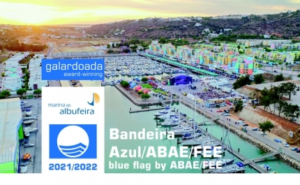 Marina de Albufeira Galardoada com Bandeira Azul da ABAE 