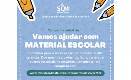 Campanha Solidária: Vamos ajudar com material escolar!