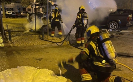 Olhão: Fogo em contentores de resíduos da Ambiolhão