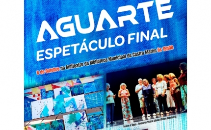 Espetáculo final «AGUARTE» apresentado em Castro Marim
