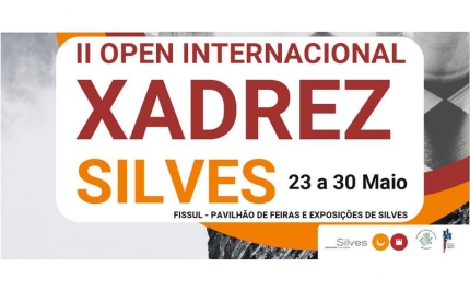 SILVES ACOLHE II OPEN INTERNACIONAL DE XADREZ ENTRE 23 E 30 DE MAIO