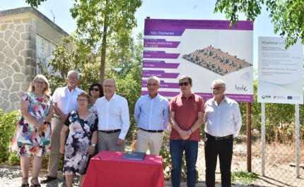 ARRANCOU A OBRA QUE VAI MELHORAR AS CONDIÇÕES DE HABITAÇÃO NO BAIRRO MUNICIPAL DE LOULÉ 