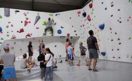 Já está a funcionar a Parede de Escalada no Parque Desportivo de Estômbar, aprovada no Orçamento Participativo de 2014