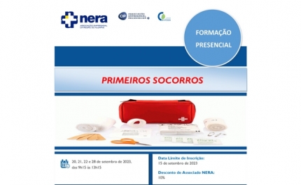 Formação Presencial: Ação de Formação - Primeiros Socorros