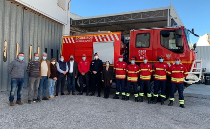 Bombeiros de São Brás de Alportel entram em 2022 com nova equipa de intervenção permanente