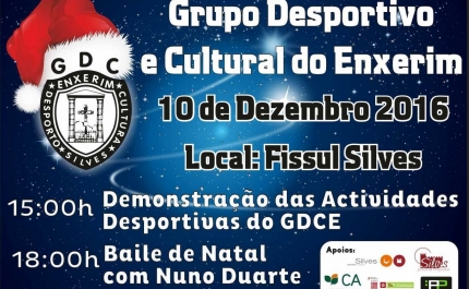 Festa de Natal do Grupo Desportivo e Cultural do Enxerim é dia 10 de dezembro