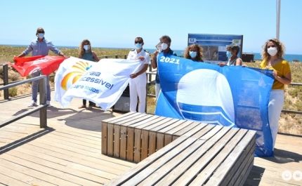 MUNICÍPIO DE SILVES HASTEOU BANDEIRAS AZUIS NAS PRAIAS DO CONCELHO