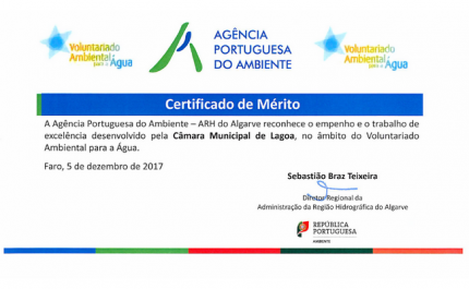  Município de Lagoa | Município de Lagoa Distinguido com certificado de mérito de voluntariado