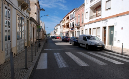 Obras na Rua Serpa Pinto avançam com financimento do QREN