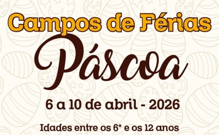 Campos de Férias da Páscoa regressam a Olhão com atividades para crianças dos 6 aos 12 anos