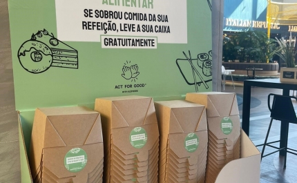 Centros comerciais da Klépierre Portugal «salvam» 235kg de comida do desperdício em 3 meses