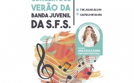 BANDA JUVENIL DA SOCIEDADE FILARMÓNICA SILVENSE APRESENTA CONCERTO DE VERÃO