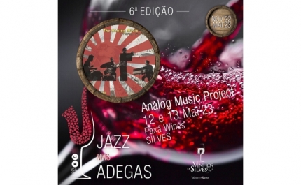 JAZZ NAS ADEGAS LEVA ANALOG MUSIC PROJECT À PAXÁ WINES NOS DIAS 12 E 13 DE MAIO