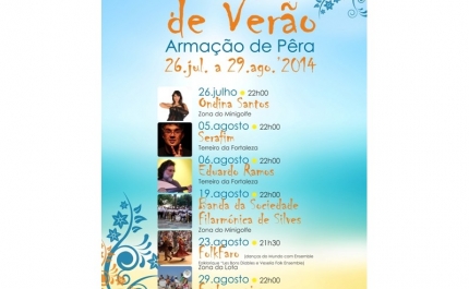 Armação de Pêra: MUNICÍPIO DINAMIZA PROGRAMAÇÃO CULTURAL 