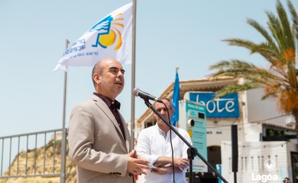 Lagoa foi o primeiro município do Algarve a Hastear a Bandeira Azul nas suas praias
