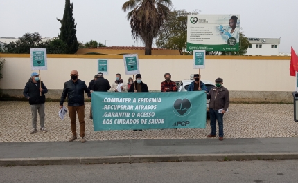 PCP realiza jornada em defesa do Serviço Nacional de Saúde no Algarve