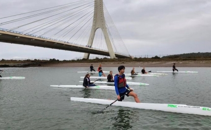 Equipas Canadianas de canoagem realizam estágio em Lagoa 