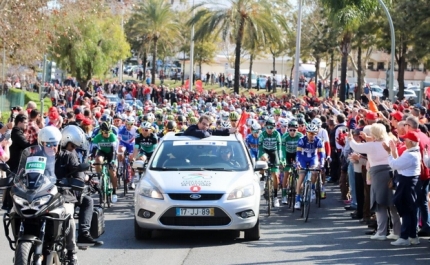 4ª ETAPA DA VOLTA AO ALGARVE EM BICICLETA ARRANCA DE ALBUFEIRA 