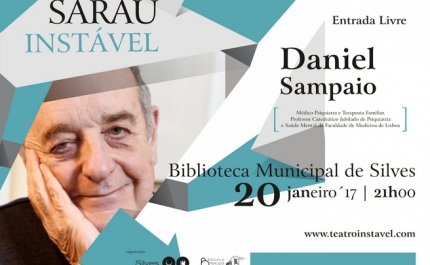 «SARAU INSTÁVEL» PROMOVE ENCONTRO COM DANIEL SAMPAIO