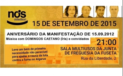 Nós, Cidadãos! celebra manifestação do 15/09/2012  na Fuseta