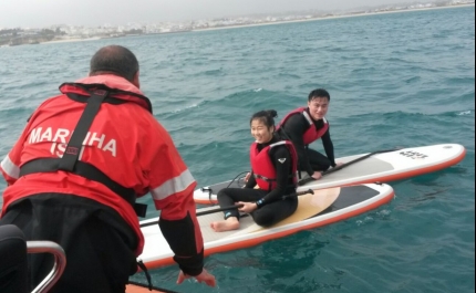 Estação Salva-vidas resgata praticantes de SUP em Lagos