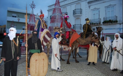 Quadra natalícia encerra em Olhão com a chegada dos Reis Magos