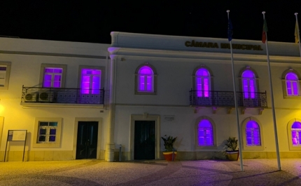 Edifício dos Paços do Concelho iluminado de rosa sensibiliza para o cancro da mama