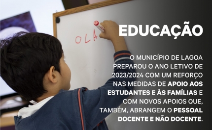 Município de Lagoa reforça o apoio à comunidade escolar no ano letivo 2023/2024