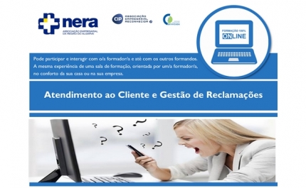 Formação Online - Ação de Formação: Atendimento ao Cliente e Gestão de Reclamações