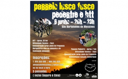 GRUPO AMIGOS DE MESSINES PROMOVE PASSEIO LUSCO FUSCO 