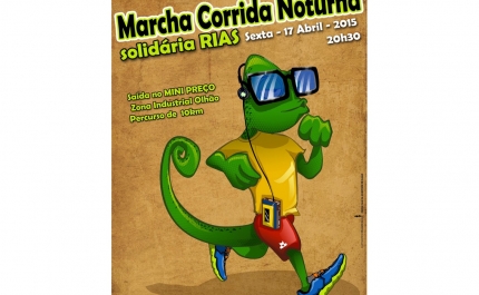 Marcha corrida noturna  em Olhão com objetivo solidário
