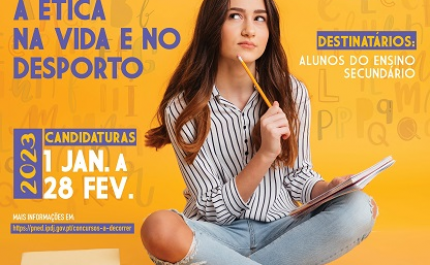 IPDJ promove nova edição do Concurso Literário «A Ética na Vida e no Desporto»