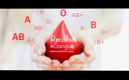 CAMPANHA DE RECOLHA DE SANGUE «JUNTOS AJUDAMOS MAIS (+)» TERÁ LUGAR A 19 DE DEZEMBRO