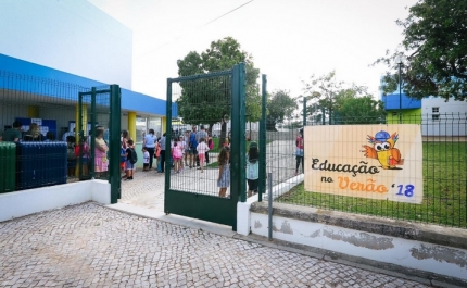 PRIMEIRO DIA DO «EDUCAÇÃO NO VERÃO» REUNIU TRÊS CENTENAS E MEIA DE CRIANÇAS NA ESCOLA DOS CALIÇOS 