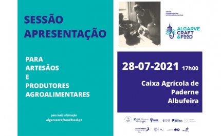 PROGRAMA «ALGARVE CRAFT & FOOD» APRESENTADO AMANHÃ EM PADERNE 