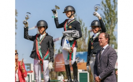 LEONOR COELHO sagra-se CAMPEÃ DE PORTUGAL 2023, na modalidade de Dressage 