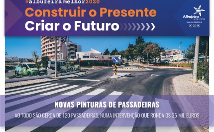 MUNICÍPIO DE ALBUFEIRA INVESTE NA VISIBILIDADE  DAS PASSADEIRAS DE PEÕES