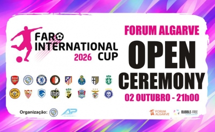 FORUM ALGARVE RECEBE CERIMÓNIA DE ABERTURA DO FARO INTERNATIONAL CUP 