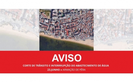 RUA RAINHA SANTA ISABEL, EM ARMAÇÃO DE PÊRA, COM CORTE PARCIAL DE TRÂNSITO E INTERRUPÇÃO DO ABASTECIMENTO DE ÁGUA A 23 DE JUNHO