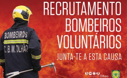 Corpo de Bombeiros Municipais de Olhão recruta voluntários