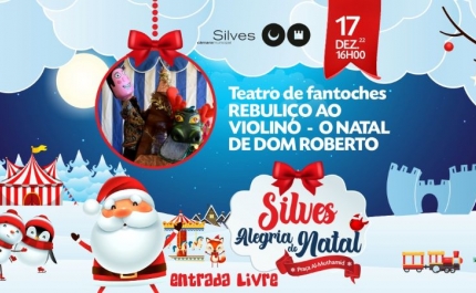 Teatro de Fantoches «Reboliço ao Violino – O Natal de Dom Roberto» anima Silves Alegria do Natal