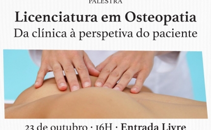 Instituto Piaget de Silves organiza palestra dedicadas à Osteopatia - 23 outubro