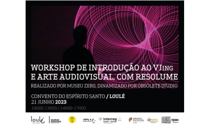 Workshop de introdução ao Vjing e arte audiovisual, com Resolume