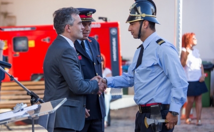 Bruno Santos tomou posse como 2º comandante dos Bombeiros Municipais de Olhão