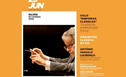 SÉ DE SILVES ACOLHE CICLO «SINFONIAS CLÁSSICAS» DA ORQUESTRA CLÁSSICA DO SUL